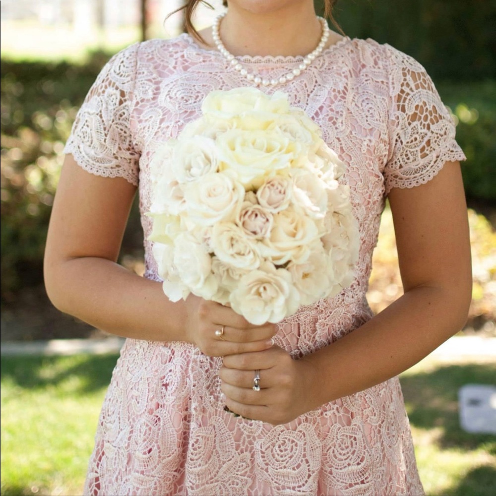 Lace Blush Dress